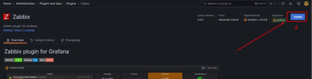 Instalando Plugin Zabbix na Web